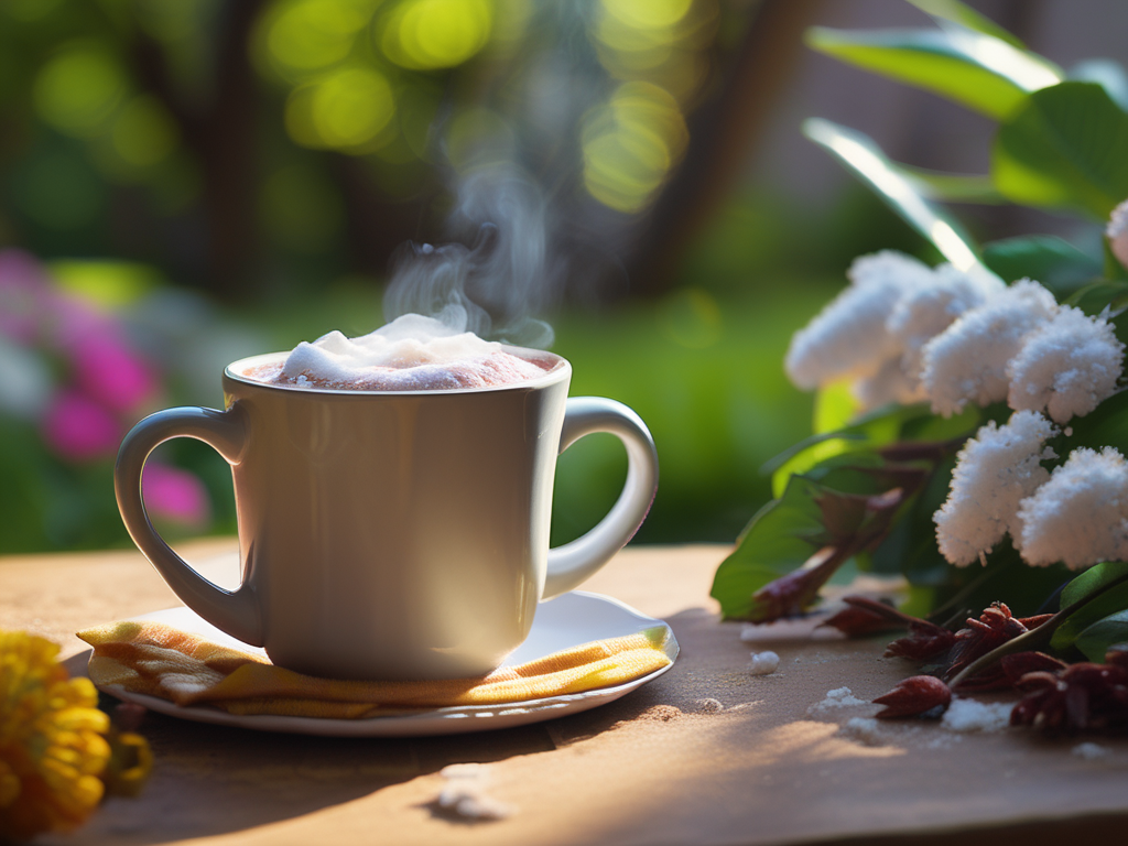 Heavenly Morning: Sun, Cocoa, and Nature’s&nbsp;Greetings